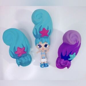 Blume Girl Doll with Swapping Colourful Hair